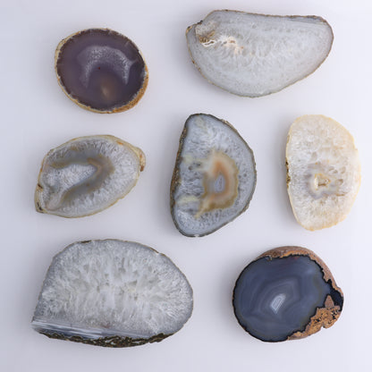 Agate Slices and Slabs Set of 7 - Expert Wholesale and Supplier of Wholesale Crystals & Bulk Gemstones, ["Agate","Brazil","Slices and Slabs"]