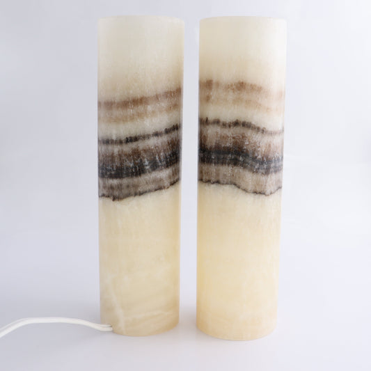 Onyx Lamps Set of 2 - Expert Wholesale and Supplier of Wholesale Crystals & Bulk Gemstones, ["Lamps","Mexico","onyx"]