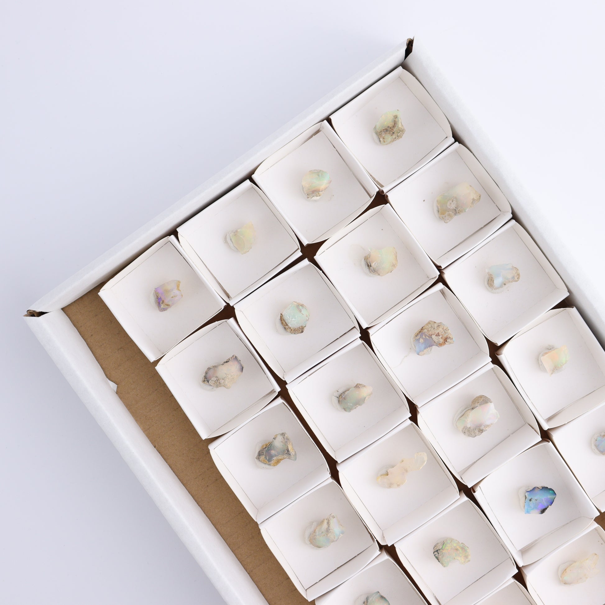 Ethiopian Opal Set of 24 - Expert Wholesale and Supplier of Wholesale Crystals & Bulk Gemstones, ["Ethiopia","ethiopian opal","Opal"]