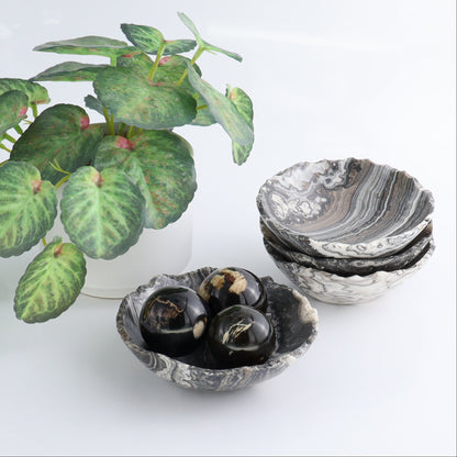 One Bowl (12 cm) Mexican Onyx/Calcite Zebra Rough - Expert Wholesale and Supplier of Wholesale Crystals & Bulk Gemstones, ["bowl","Calcite","Catalog Onyx","Decorative Dish","Mexico","onyx"]