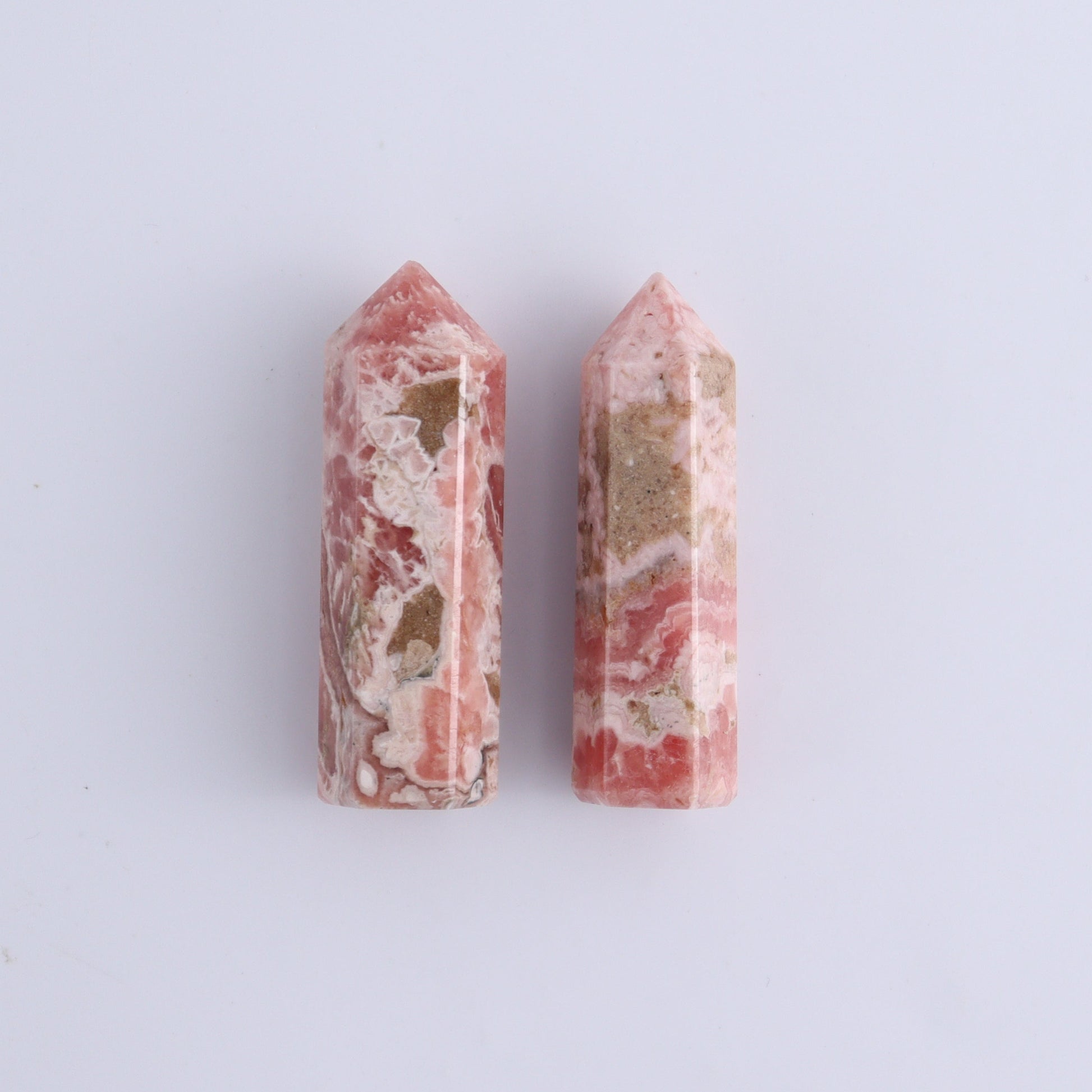 Rhodochrosite Towers Set of 5 - Expert Wholesale and Supplier of Wholesale Crystals & Bulk Gemstones, ["Argentina","Rhodochrosite","Towers"]