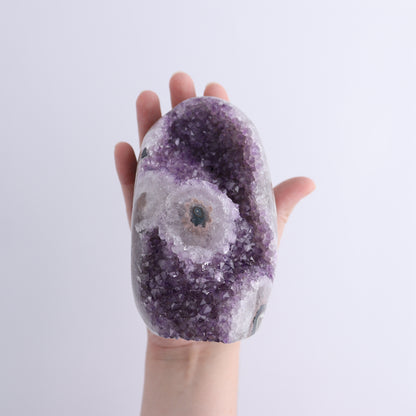 Uruguay Amethyst Set of 5 - Expert Wholesale and Supplier of Wholesale Crystals & Bulk Gemstones, ["Amethyst","Cut Base","Uruguay"]