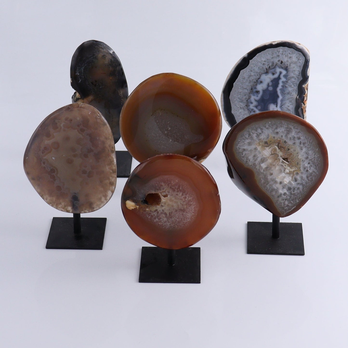 Agate on Pins Set of 6 - Expert Wholesale and Supplier of Wholesale Crystals & Bulk Gemstones, ["Agate","Brazil","close_30","On Pins"]
