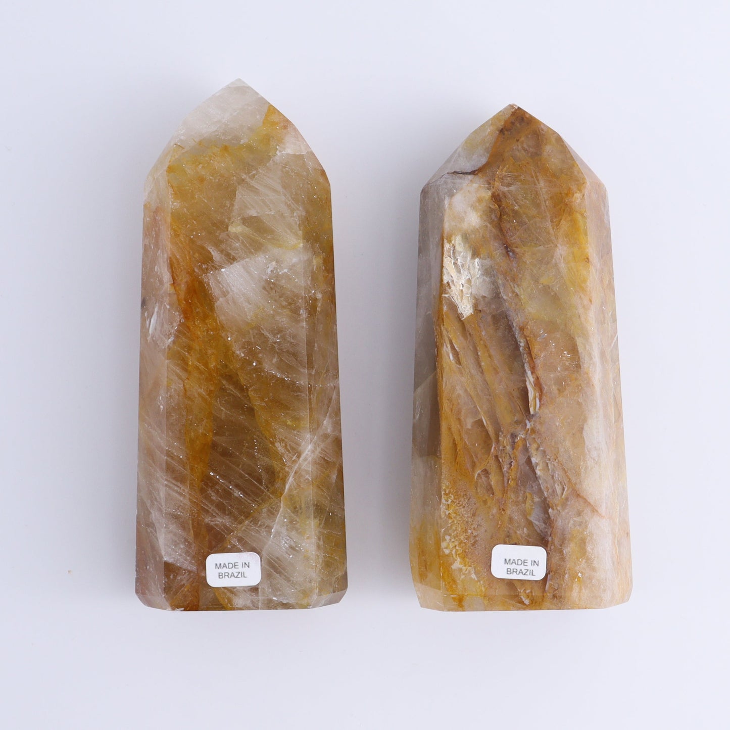 Golden Healer Towers Set of 4 - Expert Wholesale and Supplier of Wholesale Crystals & Bulk Gemstones, ["Brazil","Golden Healer","Towers"]