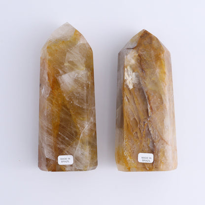 Golden Healer Towers Set of 4 - Expert Wholesale and Supplier of Wholesale Crystals & Bulk Gemstones, ["Brazil","Golden Healer","Towers"]