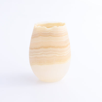 One Mexicano Onyx/Calcite Candle Holder - Expert Wholesale and Supplier of Wholesale Crystals & Bulk Gemstones, ["Calcite","Candle Holder","Catalog Onyx","Mexico","onyx"]