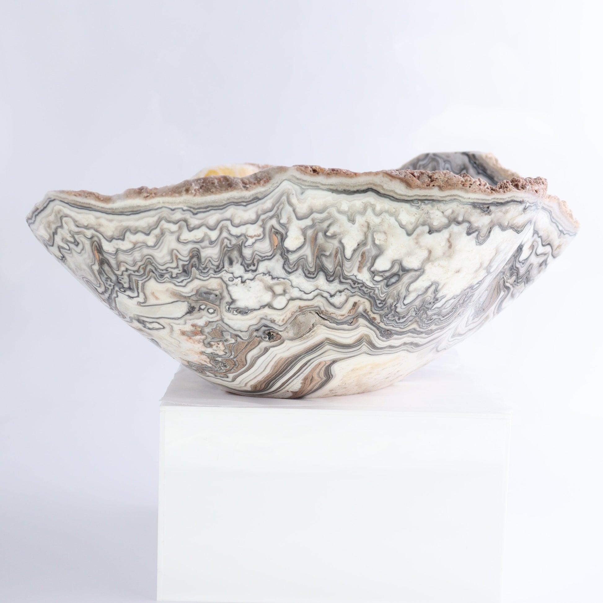 Mexican Onyx/Calcite Bowl - Expert Wholesale and Supplier of Wholesale Crystals & Bulk Gemstones, ["Bowls","Calcite","Mexico","onyx"]