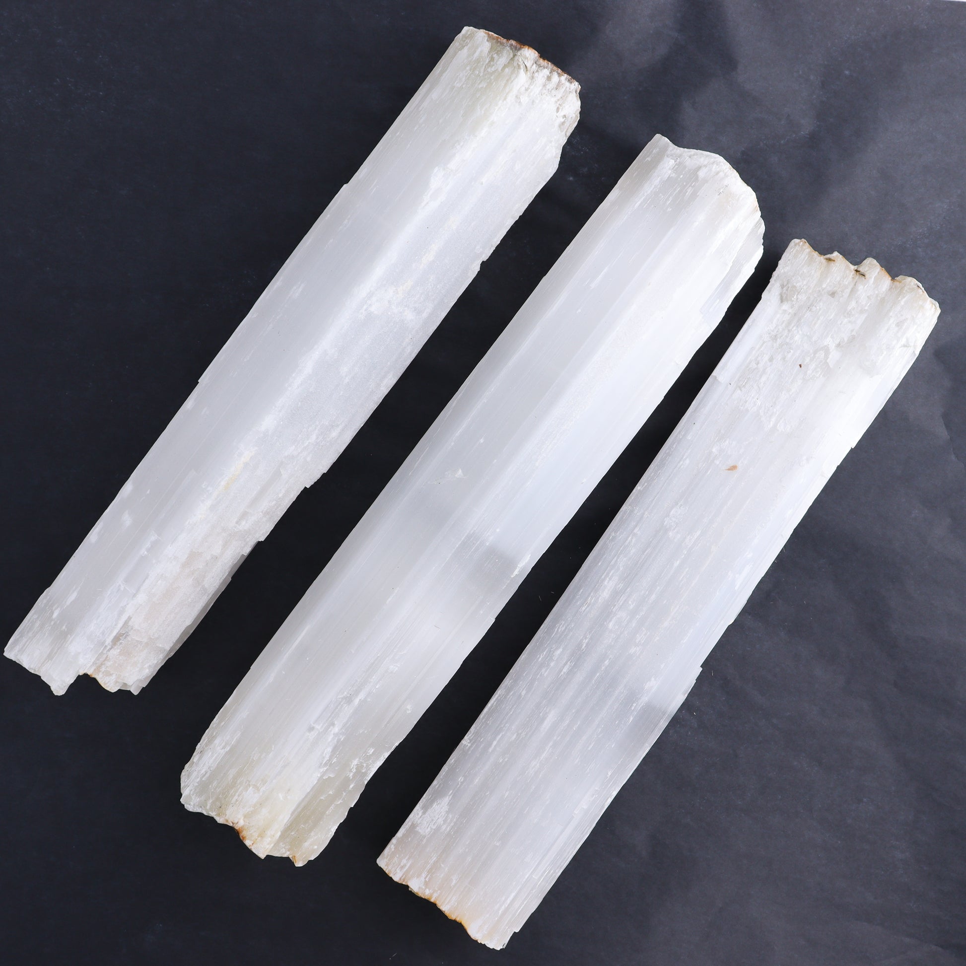 Selenite Logs Set of 3 - Expert Wholesale and Supplier of Wholesale Crystals & Bulk Gemstones, ["logs","selenite"]