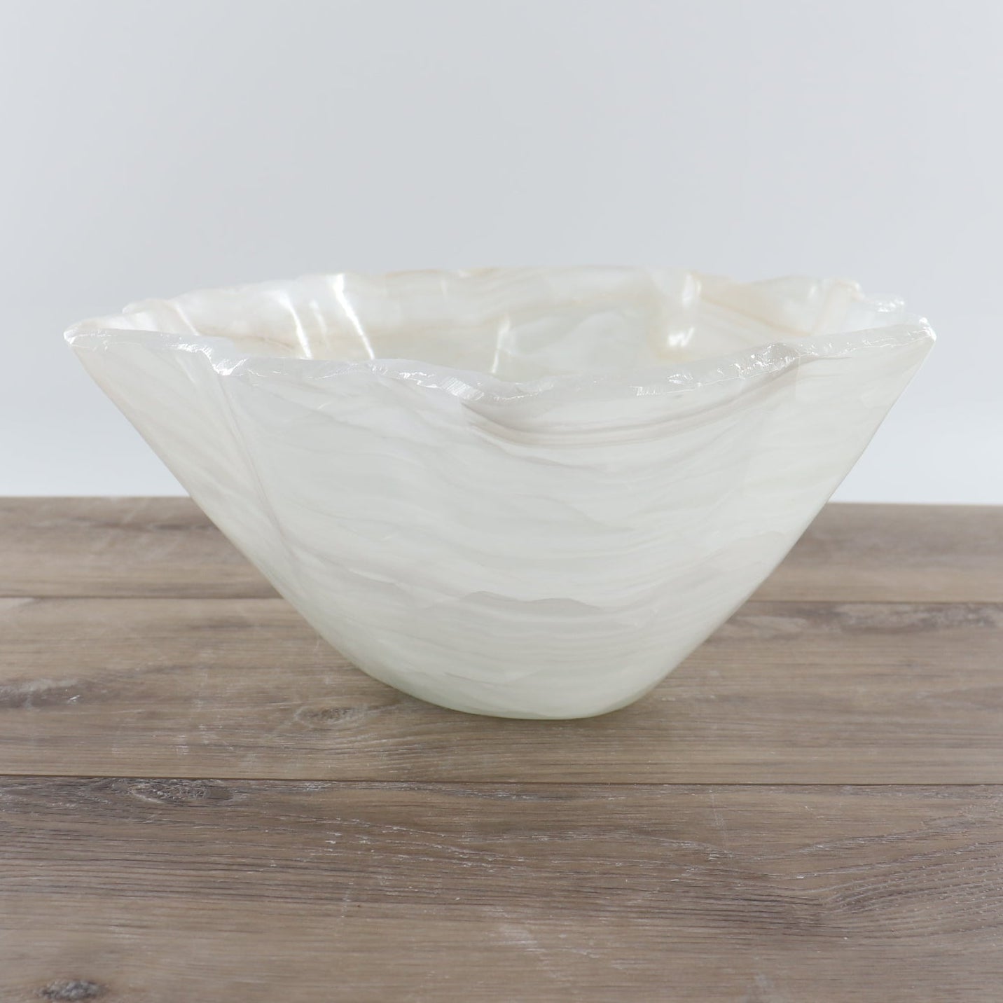 Mexican Onyx/Calcite Bowl 15"