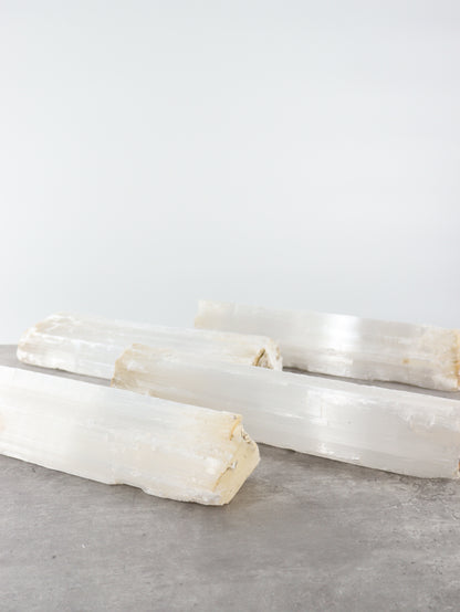 Selenite Logs Set of 4 - Expert Wholesale and Supplier of Wholesale Crystals & Bulk Gemstones, []