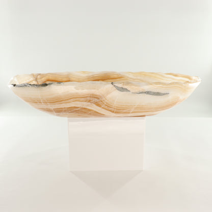 Onyx Canoe Bowl - Expert Wholesale and Supplier of Wholesale Crystals & Bulk Gemstones, ["Bowls","canoe","Mexico","onyx"]