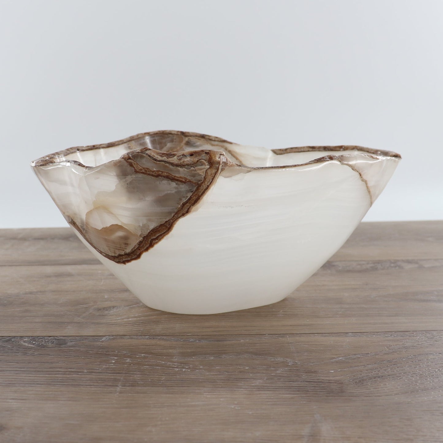 Mexican Onyx/Calcite Bowl 12"