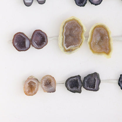 Tabasco Geodes 9 Pairs - Expert Wholesale and Supplier of Wholesale Crystals & Bulk Gemstones, ["Geodes","Tabasco Geode"]