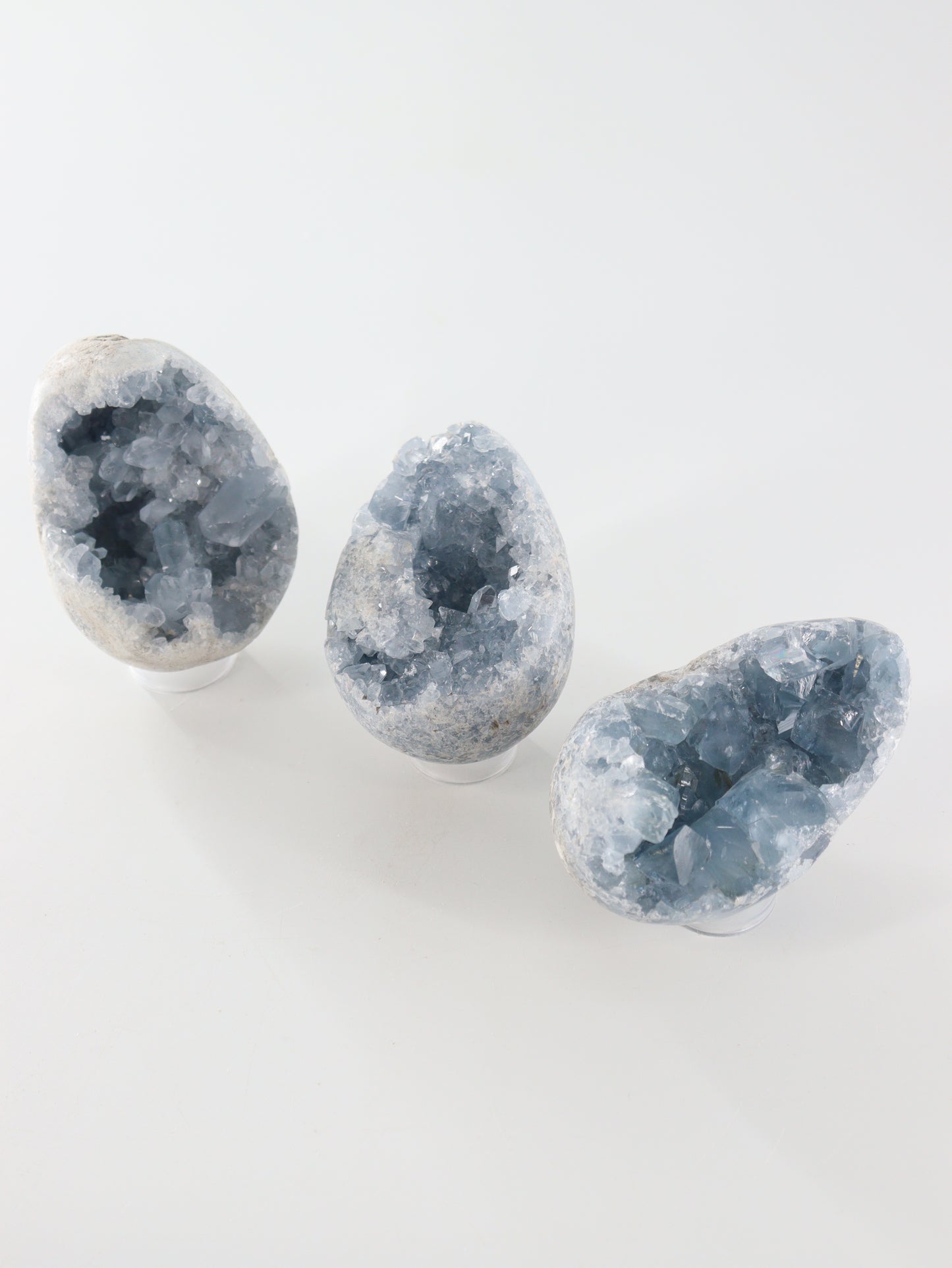 Celestite Eggs Set of 6 - Expert Wholesale and Supplier of Wholesale Crystals & Bulk Gemstones, []