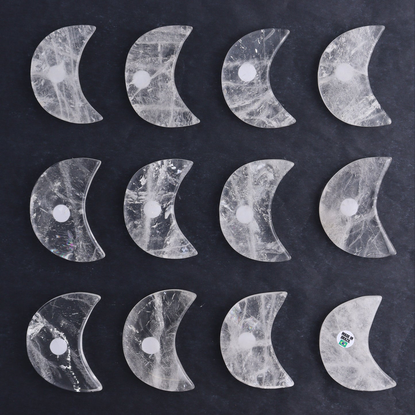 One Quartz Flat Moon from Brazil - Expert Wholesale and Supplier of Wholesale Crystals & Bulk Gemstones, ["Brazil","moons","Quartz"]
