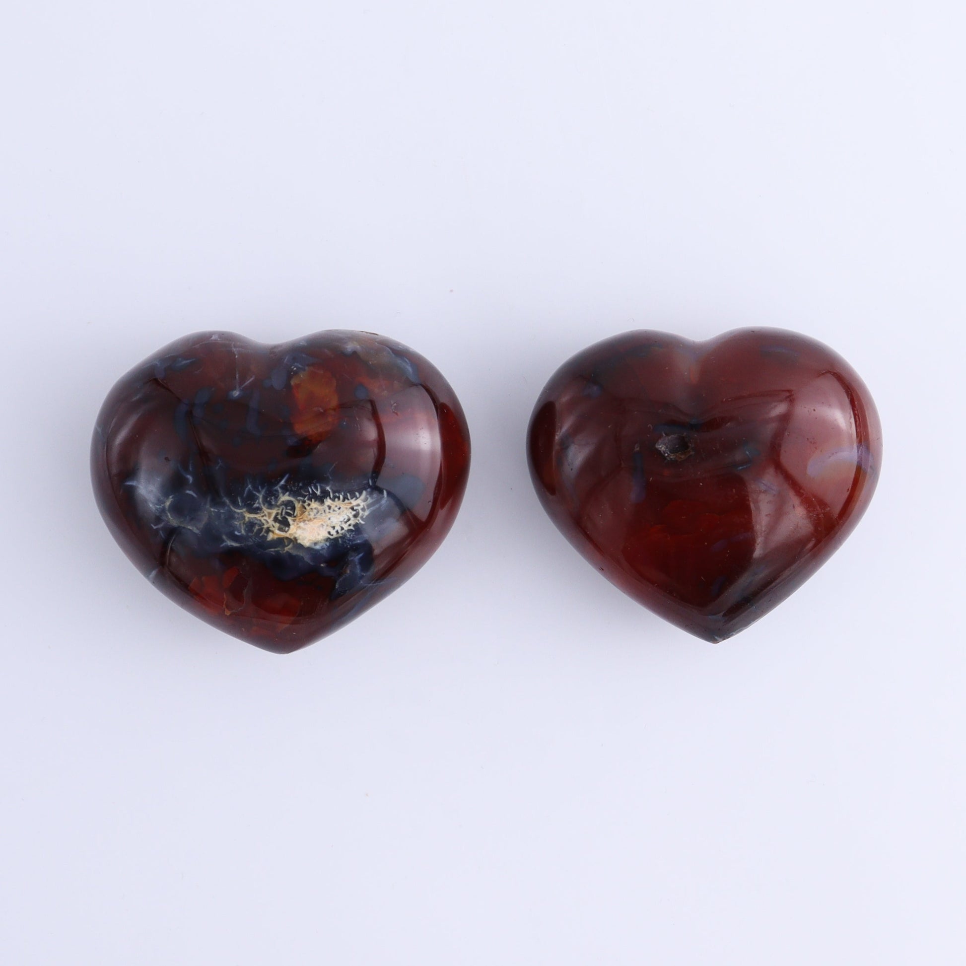 Carnelian Hearts Set of 8 - Expert Wholesale and Supplier of Wholesale Crystals & Bulk Gemstones, ["carnelian","Hearts","Madagascar"]