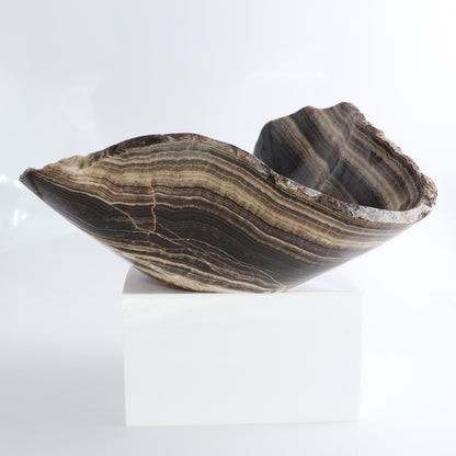 Mexican Onyx/Calcite Bowl 13"