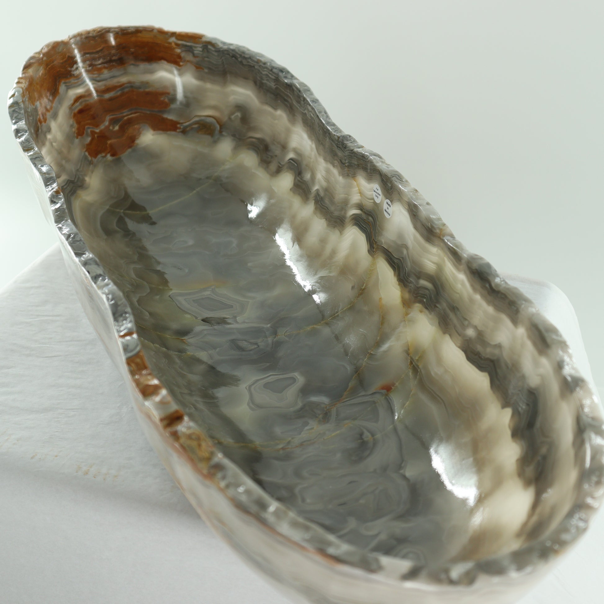 Onyx Canoe Bowl - Expert Wholesale and Supplier of Wholesale Crystals & Bulk Gemstones, ["Bowls","canoe","Mexico","onyx"]