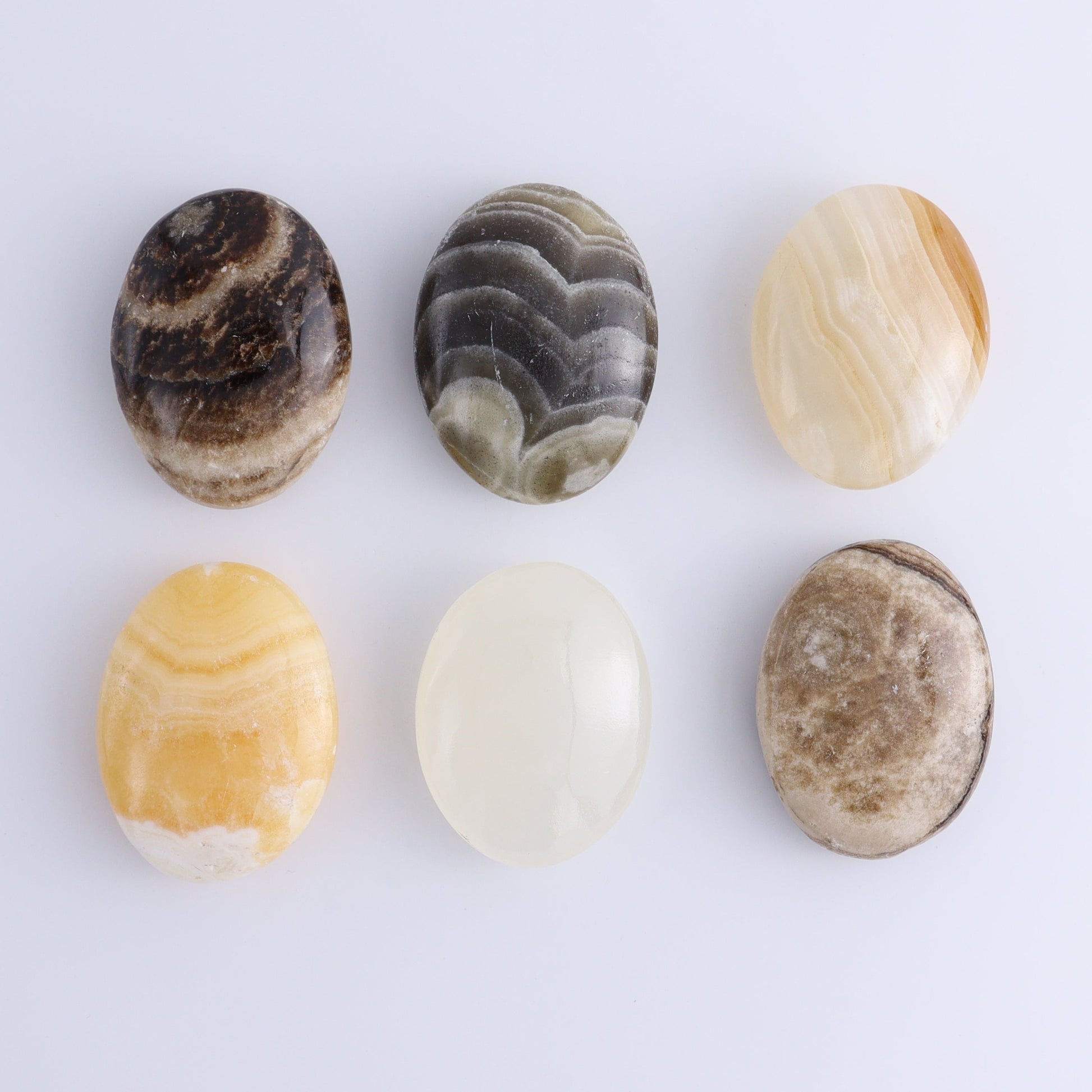 Onyx Palm Stones 1 kg Set - Expert Wholesale and Supplier of Wholesale Crystals & Bulk Gemstones, ["Mexico","onyx","Palm Stones"]