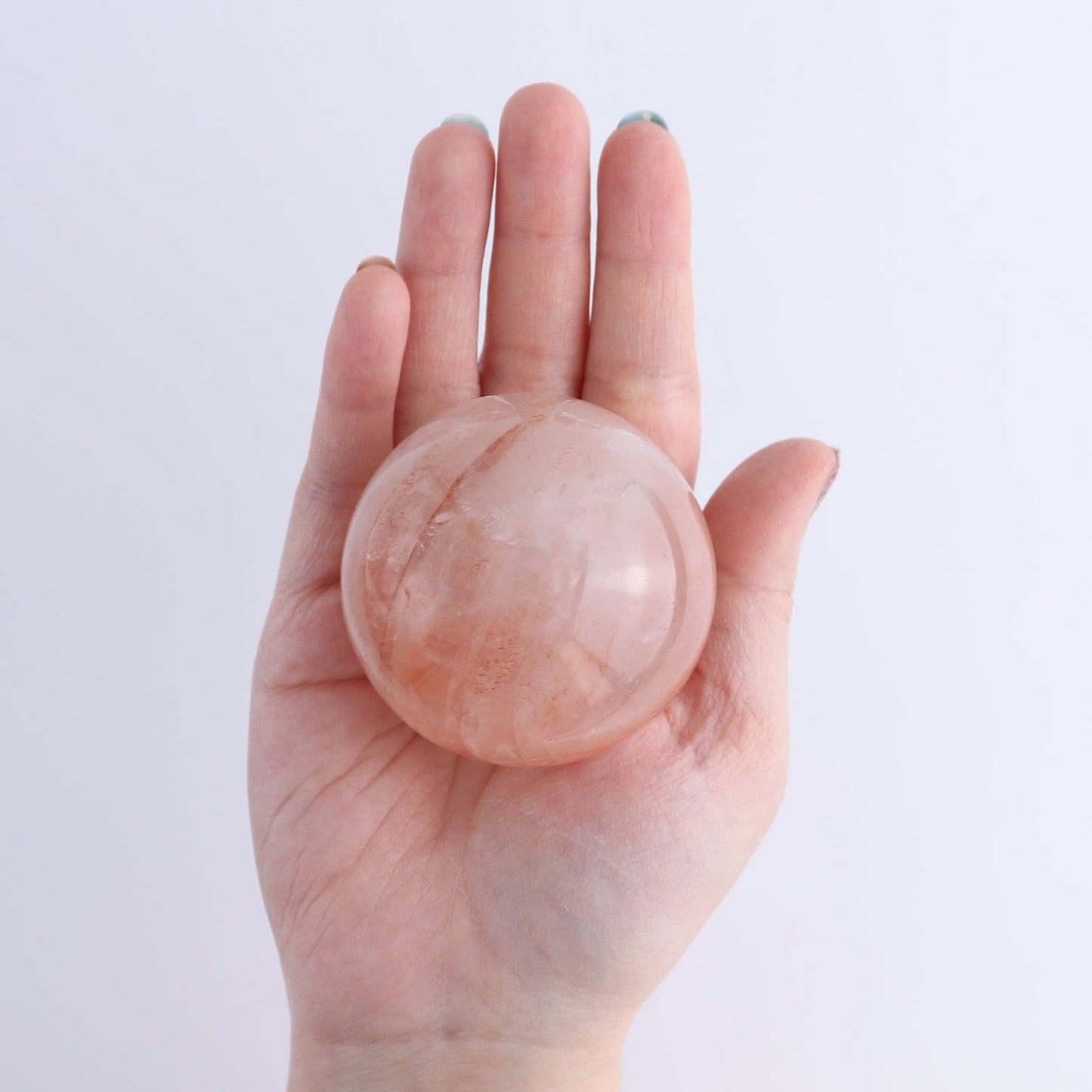 Fire Quartz Spheres Set of 5