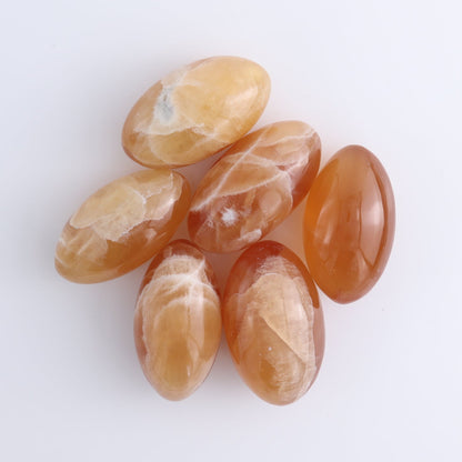Honey Calcite Lingams 500 grams Set