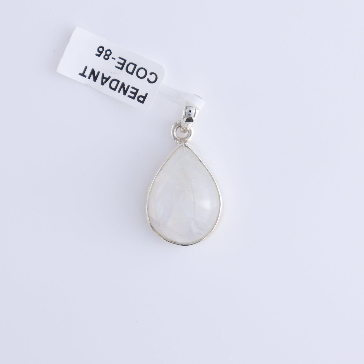 One Rainbow Moonstone Sterling Silver Pendant (chain not included) - Expert Wholesale and Supplier of Wholesale Crystals & Bulk Gemstones, ["Pendant","Rainbow Moonstone","Sterling Silver"]