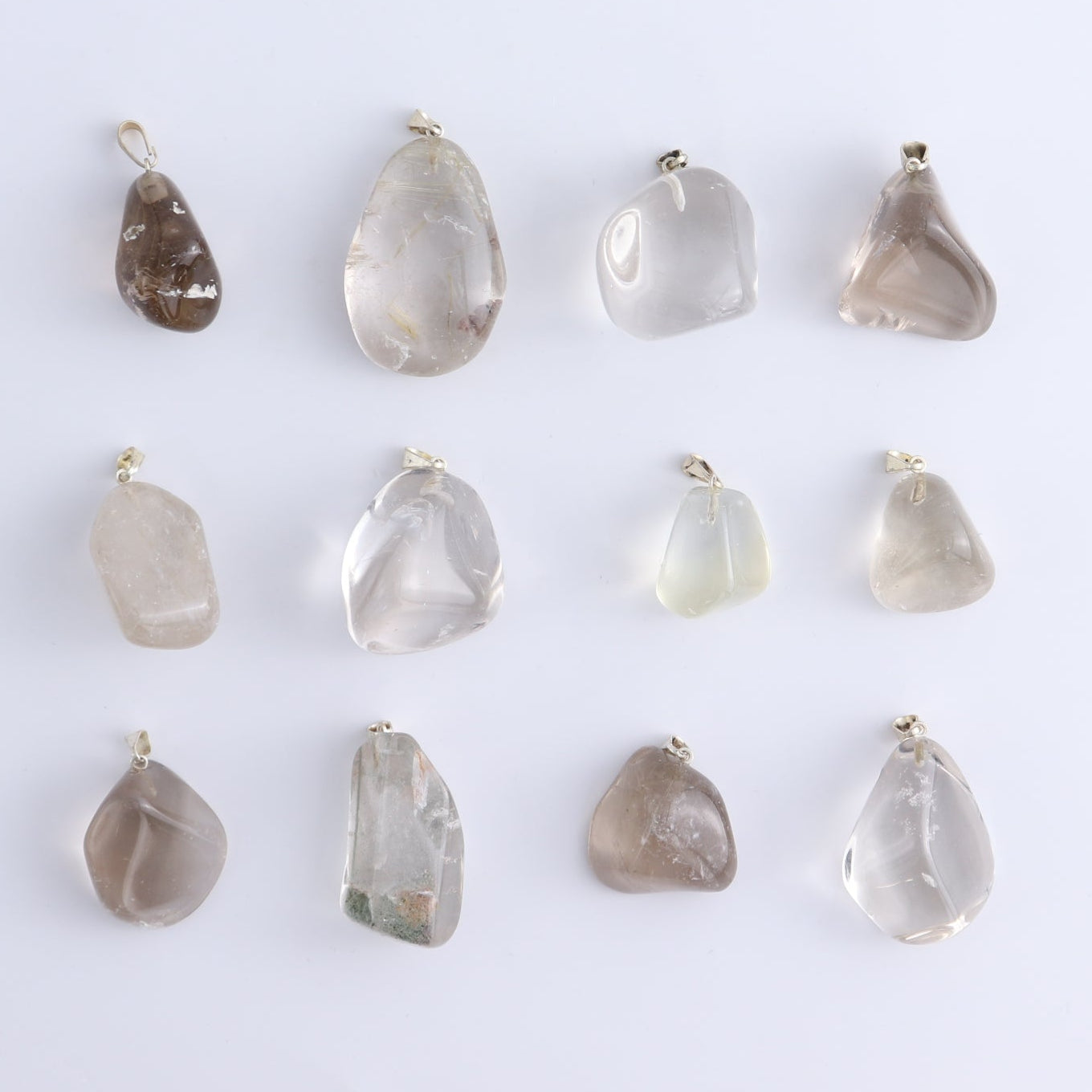 One Smoky Quartz Tumble Pendant