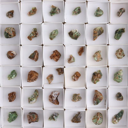 Chrome Chalcedony Flat of 56 - Expert Wholesale and Supplier of Wholesale Crystals & Bulk Gemstones, ["Chalcedony","Chrome Chalcedony"]