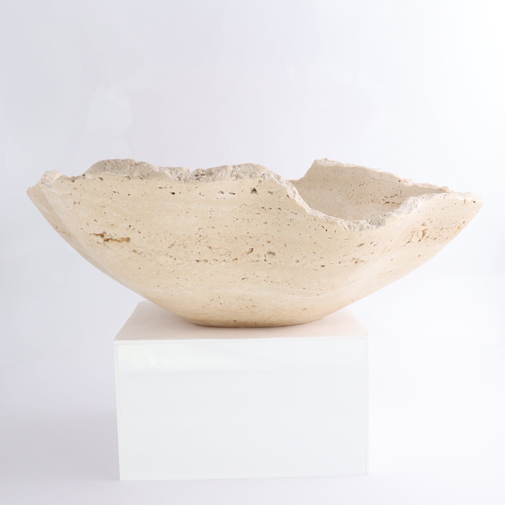 Travertine Bowl - Expert Wholesale and Supplier of Wholesale Crystals & Bulk Gemstones, ["Bowls","Mexico","Travertine"]