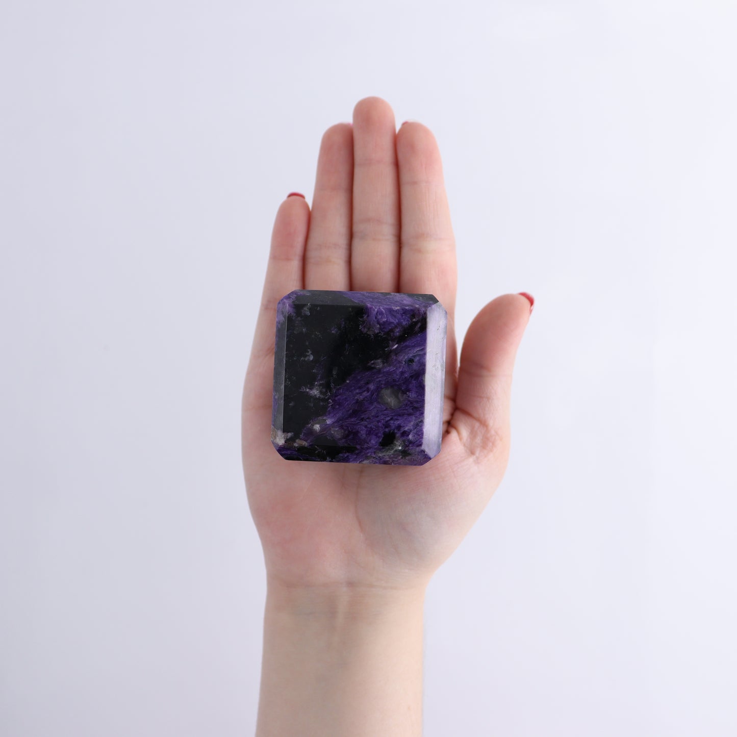 Charoite Cubes Set of 4 - Expert Wholesale and Supplier of Wholesale Crystals & Bulk Gemstones, ["Charoite","Cubes","Russia"]