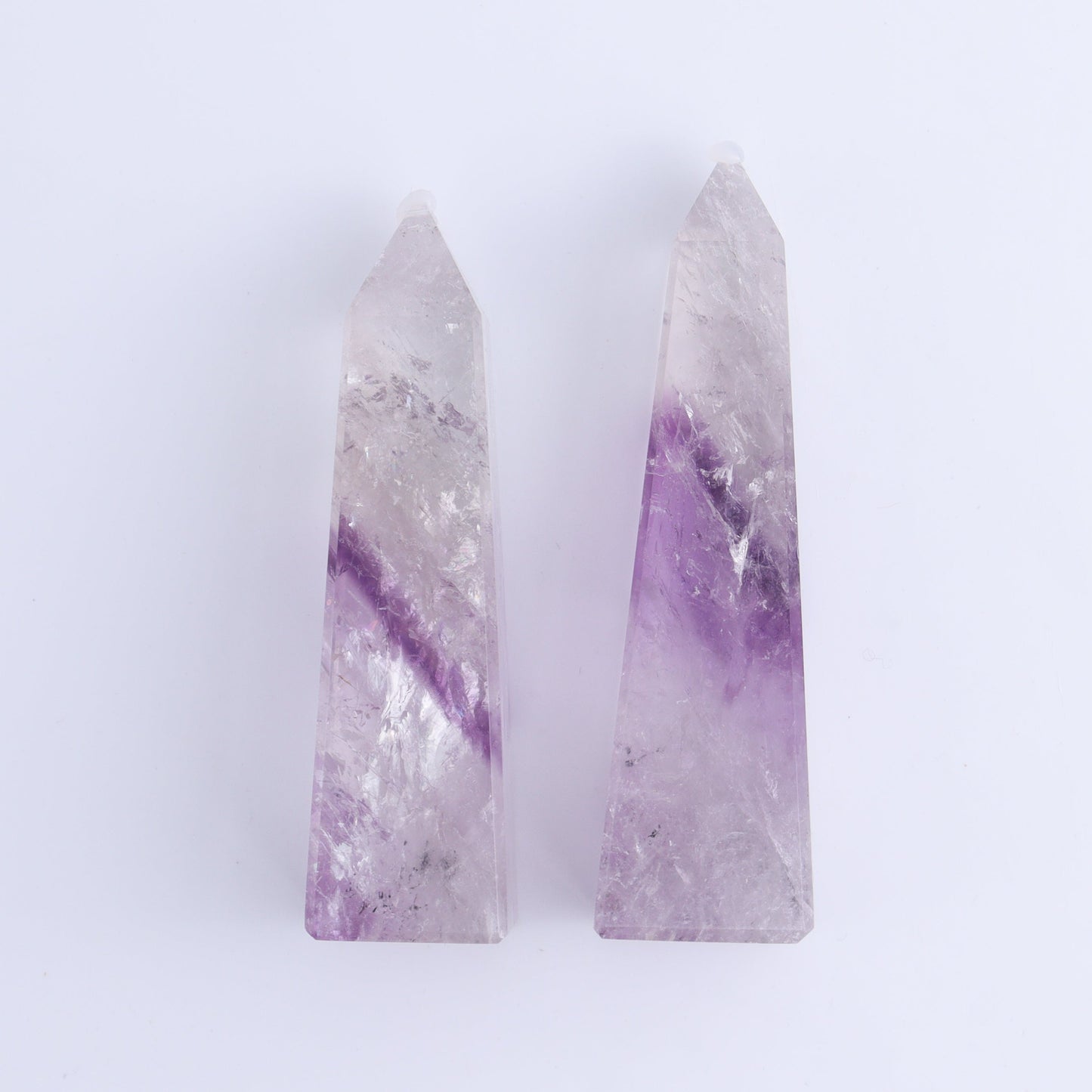 Amethyst Obelisks Set of 6 - Expert Wholesale and Supplier of Wholesale Crystals & Bulk Gemstones, ["Amethyst","Brazil","Obelisk"]