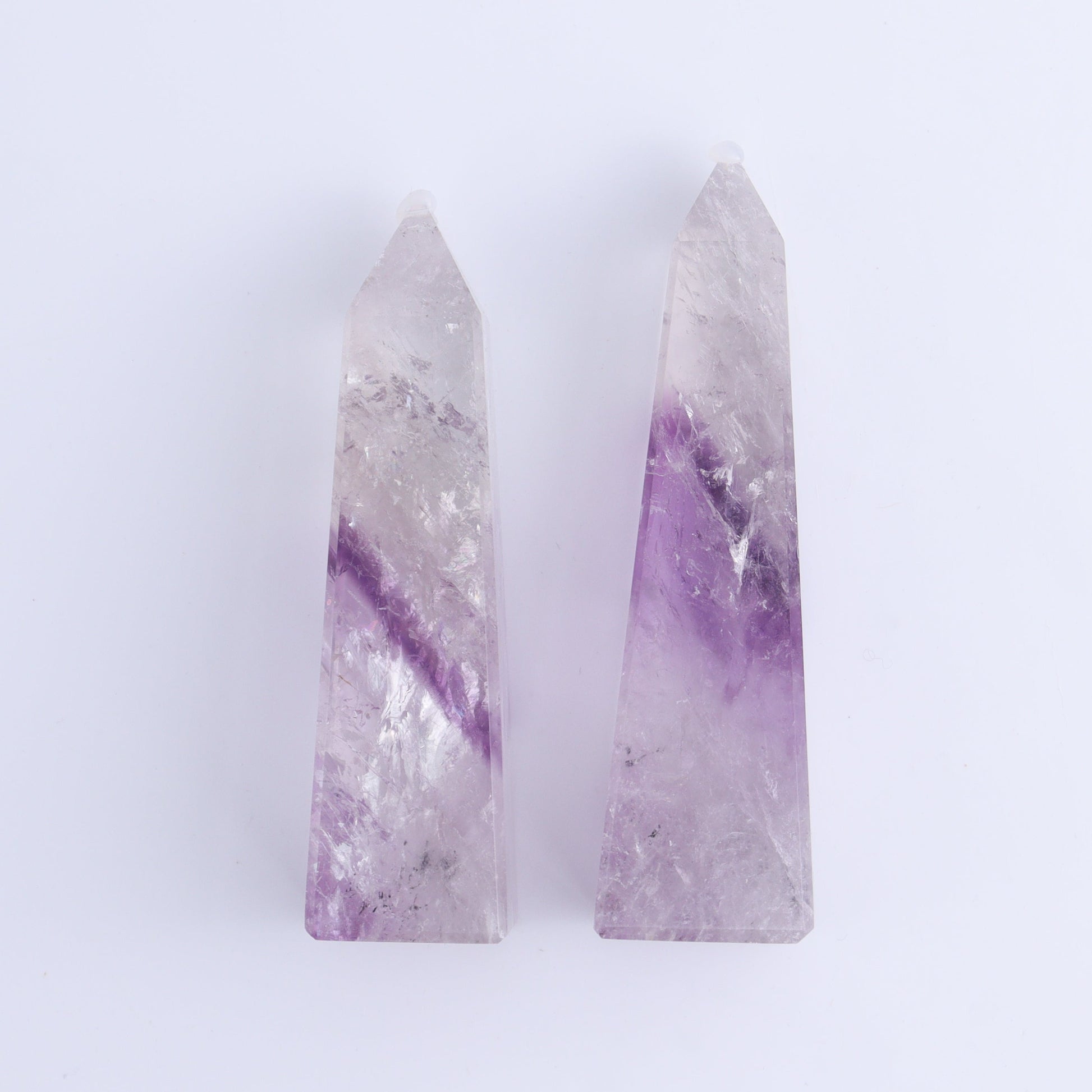 Amethyst Obelisks Set of 6 - Expert Wholesale and Supplier of Wholesale Crystals & Bulk Gemstones, ["Amethyst","Brazil","Obelisk"]