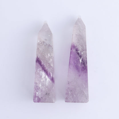 Amethyst Obelisks Set of 6 - Expert Wholesale and Supplier of Wholesale Crystals & Bulk Gemstones, ["Amethyst","Brazil","Obelisk"]