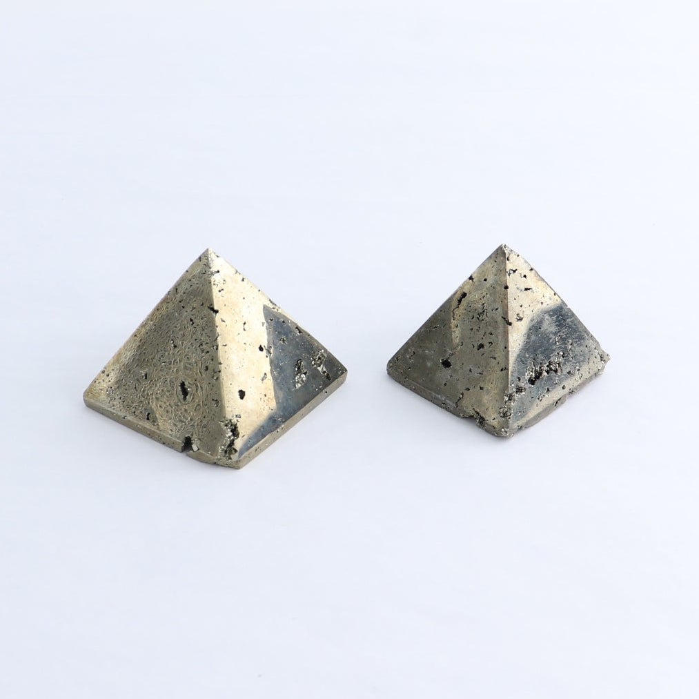Pyrite Pyramids Set of 6
