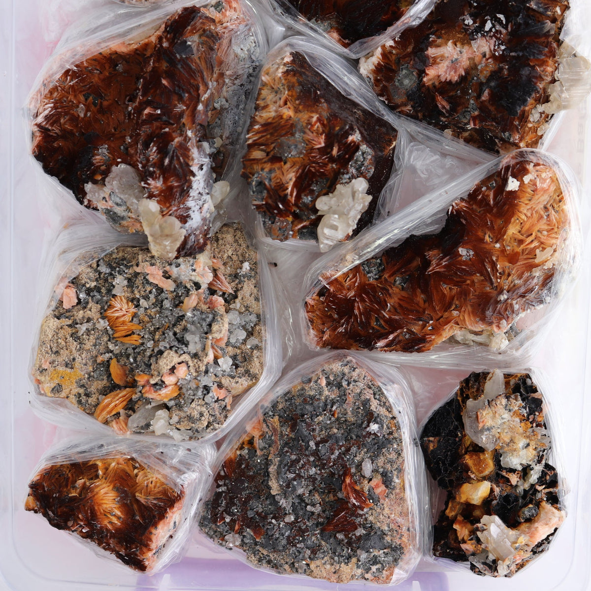 Cerussite Barite from Morocco Flat