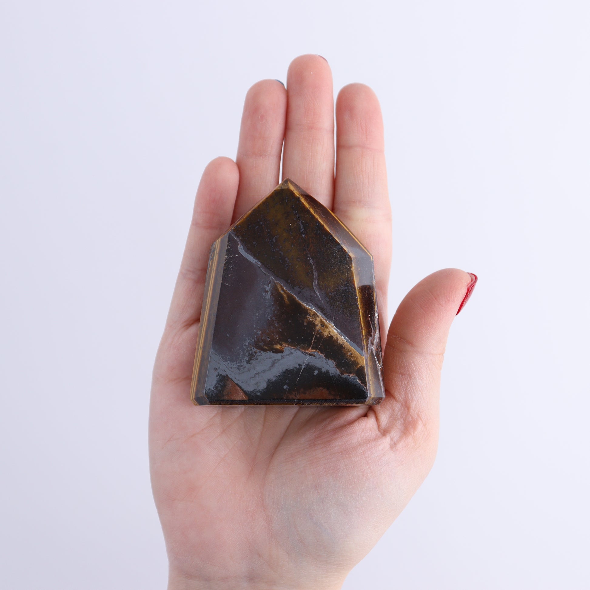 Tiger Eye Towers Set of 6 - Expert Wholesale and Supplier of Wholesale Crystals & Bulk Gemstones, ["Brazil","close_70","Tiger Eye","Towers"]