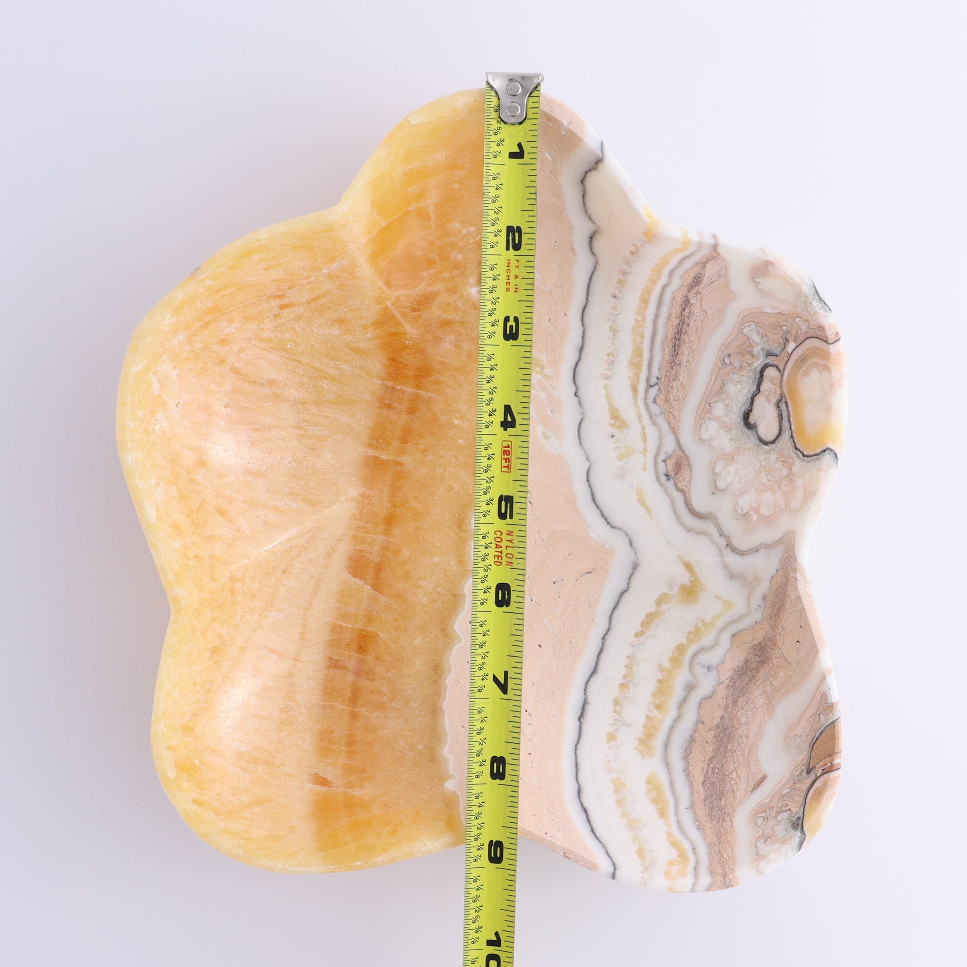 (don't publish yet)One Bowl Mexican Onyx/Calcite Orange/White - Expert Wholesale and Supplier of Wholesale Crystals & Bulk Gemstones, ["bowl","Calcite","Catalog Onyx","Decorative Dish","Mexico","onyx"]