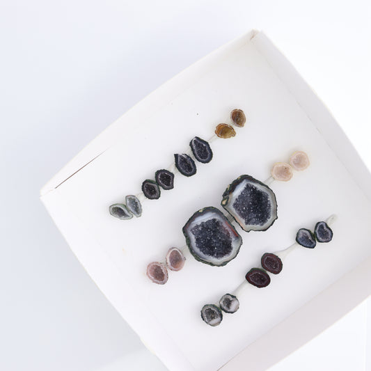Tabasco Geodes 10 Pairs - Expert Wholesale and Supplier of Wholesale Crystals & Bulk Gemstones, ["Geodes","Tabasco Geode"]