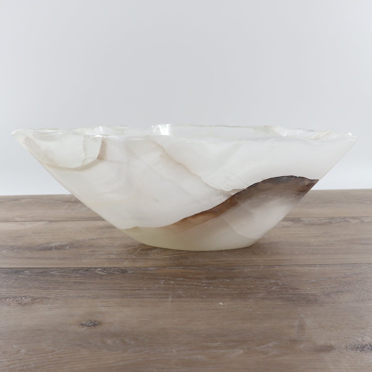 Mexican Onyx/Calcite Bowl 15"