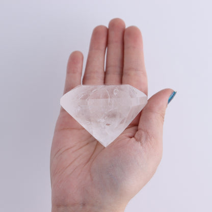 Imperfect Clear Quartz Face Polished Set of 5 - Expert Wholesale and Supplier of Wholesale Crystals & Bulk Gemstones, ["Brazil","Clear Quartz","Diamond","Face Polished","Quartz"]