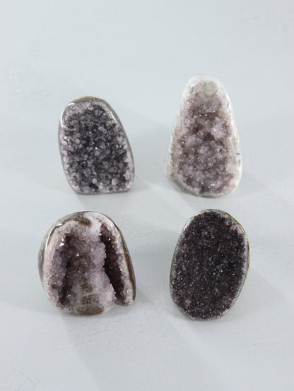 Amethyst Cut Base Set of 4 - Expert Wholesale and Supplier of Wholesale Crystals & Bulk Gemstones, []