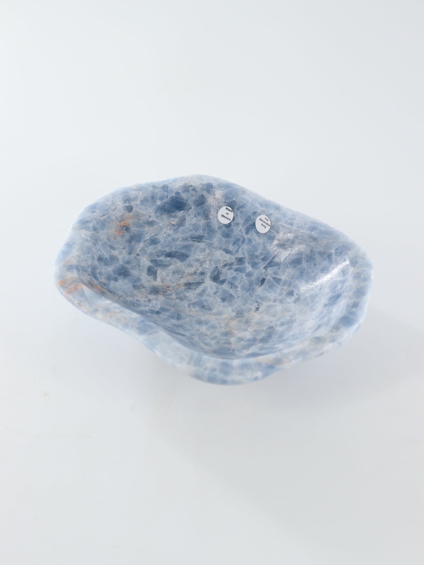 Blue Calcite Bowls Set of 3 - Expert Supplier of Wholesale Crystals & Bulk Gemstones