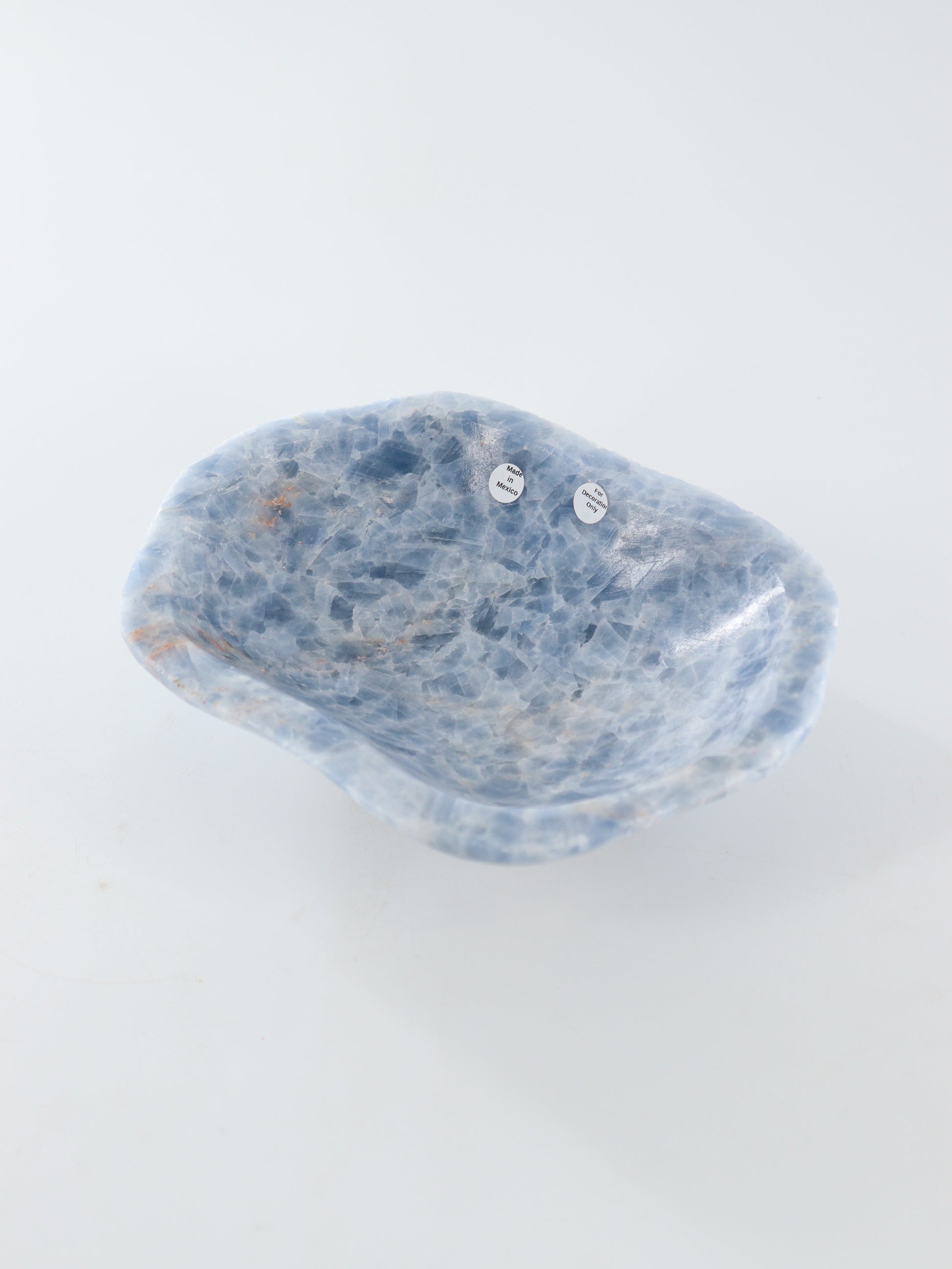 Blue Calcite Bowls Set of 3 - Expert Supplier of Wholesale Crystals & Bulk Gemstones