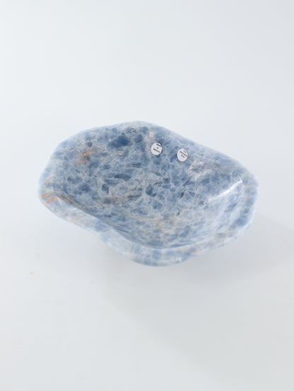 Blue Calcite Bowls Set of 3 - Expert Supplier of Wholesale Crystals & Bulk Gemstones