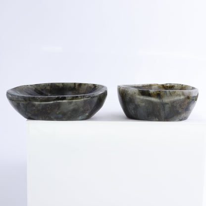 Labradorite Bowls Set of 10 - Expert Wholesale and Supplier of Wholesale Crystals & Bulk Gemstones, ["Bowls","Labradorite","Madagascar"]