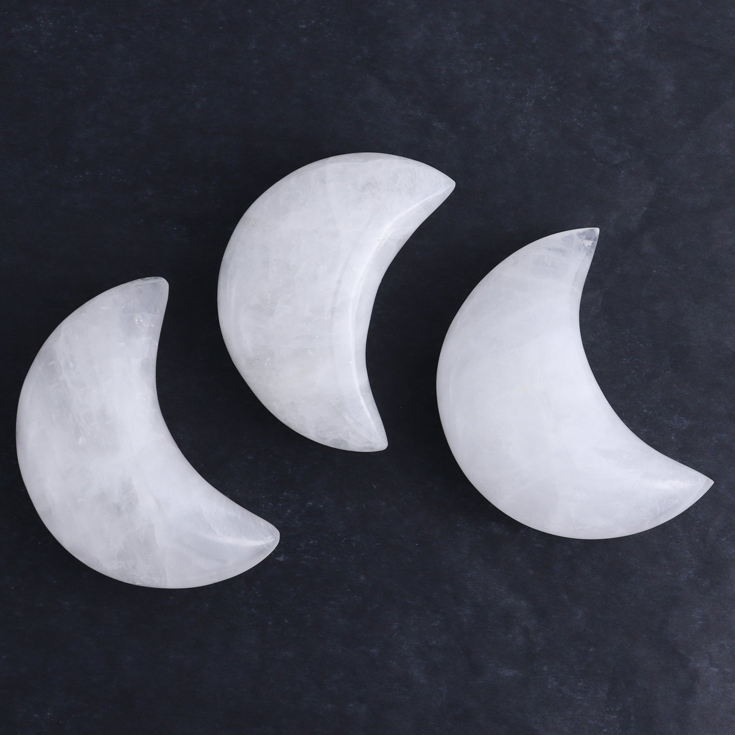 Quartz Moons Set of 12 - Expert Wholesale and Supplier of Wholesale Crystals & Bulk Gemstones, ["moons","Quartz"]