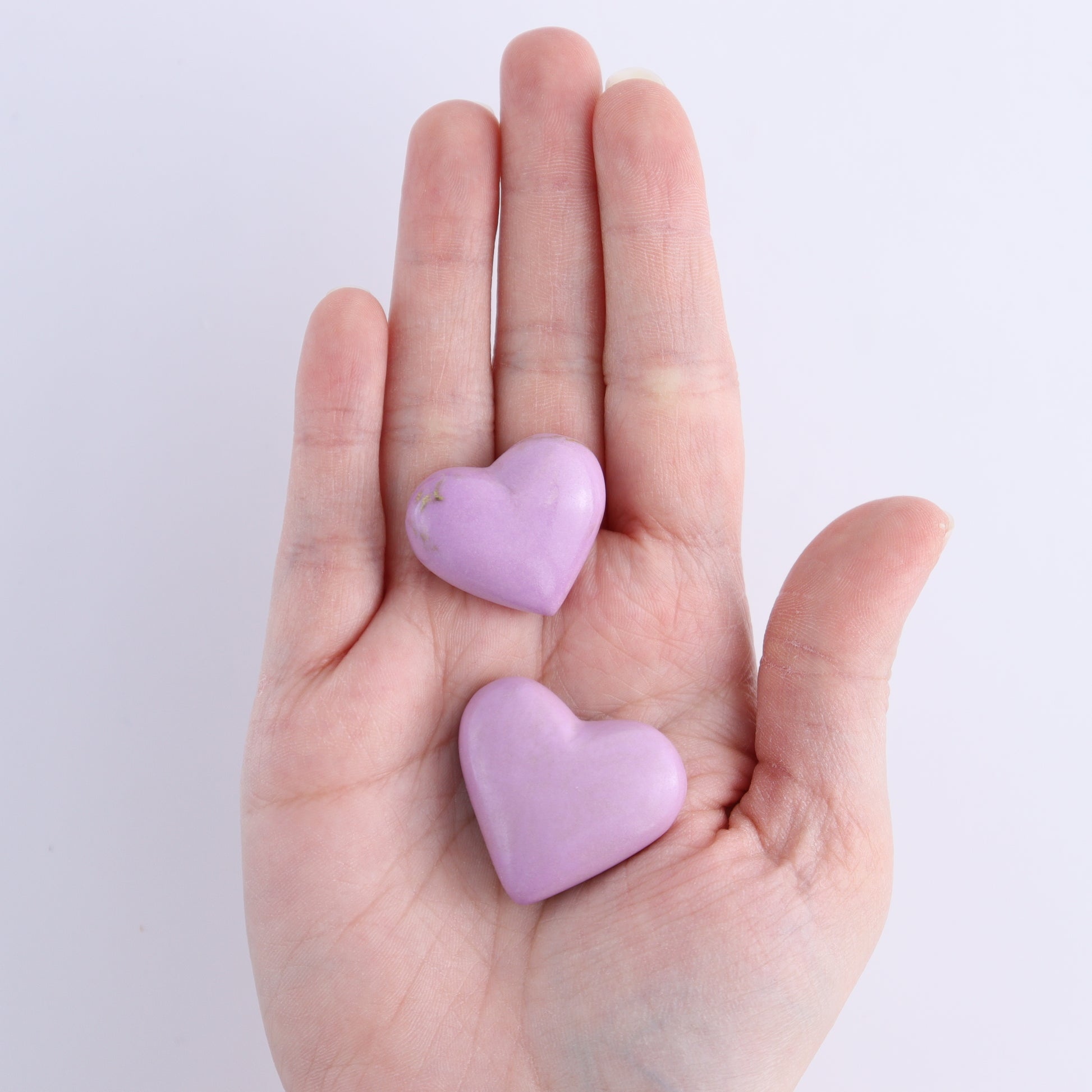 Phosphosiderite Hearts Set of 15 - Expert Wholesale and Supplier of Wholesale Crystals & Bulk Gemstones, ["Hearts","Phosphosiderite"]