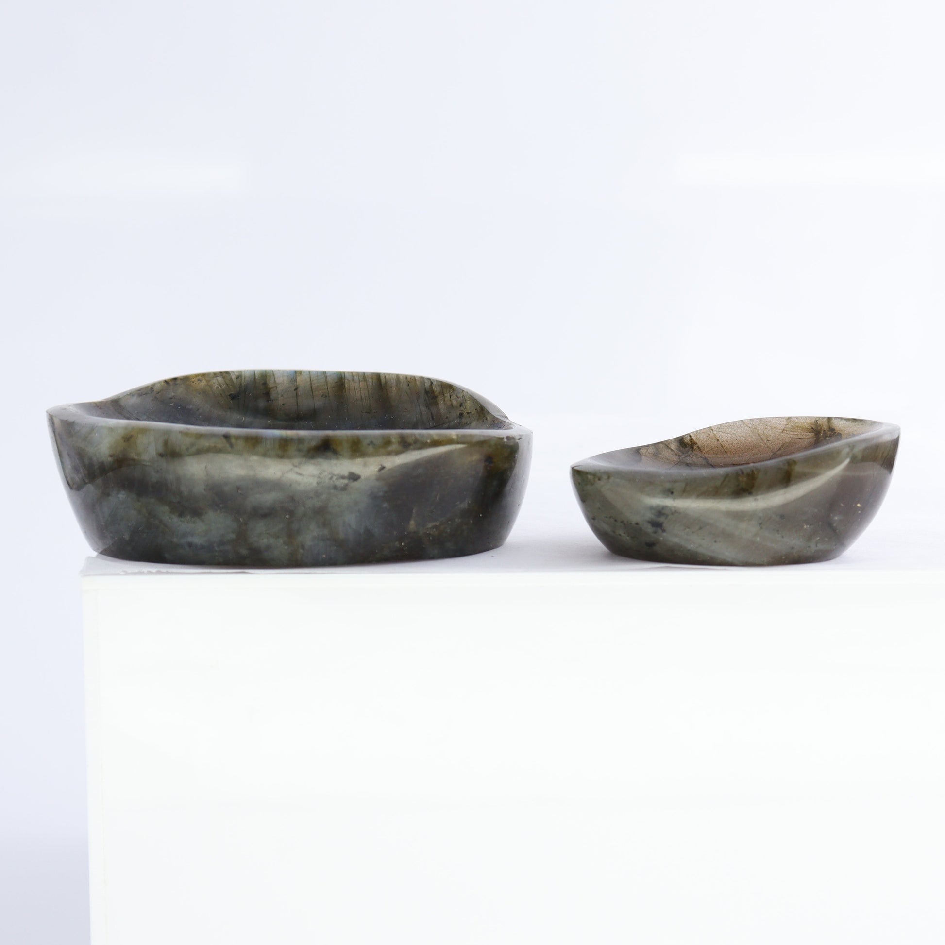 Labradorite Bowls Set of 6 - Expert Wholesale and Supplier of Wholesale Crystals & Bulk Gemstones, ["Bowls","Labradorite","Madagascar"]