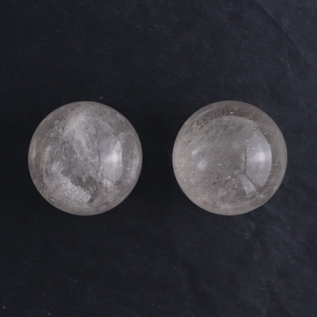 Quartz Spheres Set of 4 | Mi Esperanza Minerals | Supplier of Crystals and Onyx
