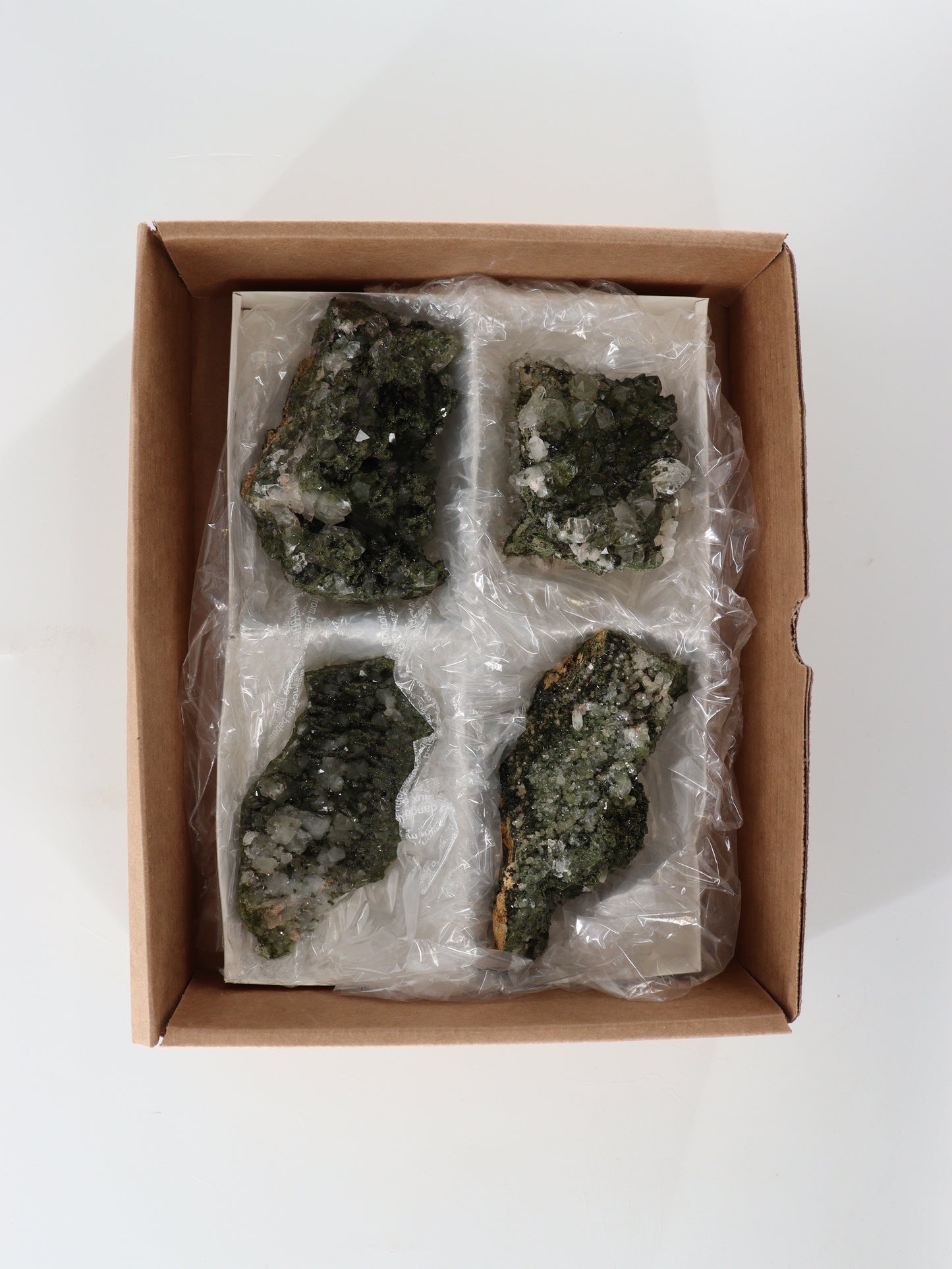 Epidote Flat Set of 4 - Expert Supplier of Wholesale Crystals & Bulk Gemstones